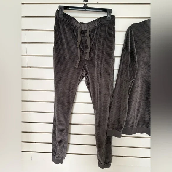 ASOS Velour Ribbed Lounge Set Size Small - Picture 3 of 5